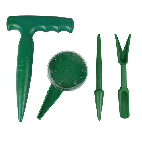 Garden Hand Tool Flower Plant Sow Traditional Sets Pistol Grip Dibber, Sowing Seeds Dispenser, Seedlings Dibber