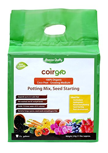 Coirgro Coco Peatndash Organic Potting Mix Seed Starting 5 Kg Block