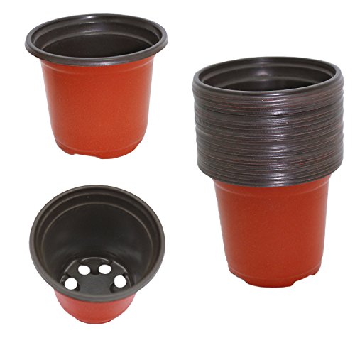 Pack Of 24 Plastic Seed Starter Pots Seed Starting Planters medium 45&quot Diameter