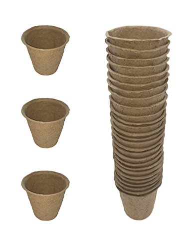 Pack Of 30 Biodegradable Peat Pots Seed Planters Seed Starting Pots