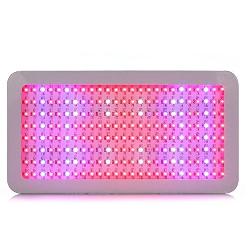 Lightess 1200w Full Spectrum LED Grow Light Double Chips for Greenhouse and Indoor Plant Flower Vegatable Growing200LEDx6W