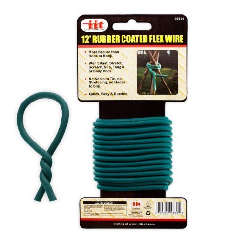 12-ft Rubber-coated Flex Plant Wire - Support Plant Vines Stemsamp Stalks - Easy Cut To Size