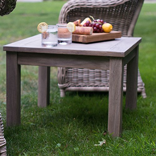 Lakewood Side Table By Co9 Design Durable And Strong Simple Natural Design Perfect For Patio Use Color Driftwood