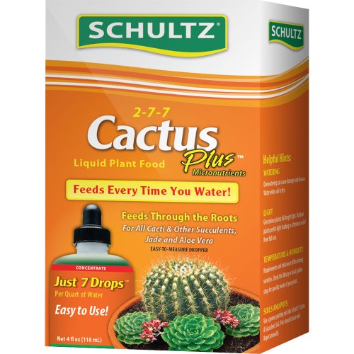 Schultz Cactus Plus 2-7-7 Liquid Plant Food 4-ounce