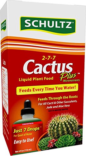 Schultz Cactus Plus Liquid Plant Food 2-7-7 4 Oz