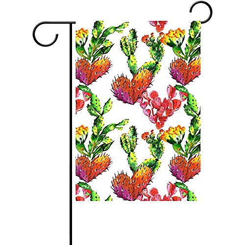 Starotor Tropical Plant Cactus Tree Garden Flag 12 X 18 Inch Polyester Decor Party Home Yard Ourdoor Banner