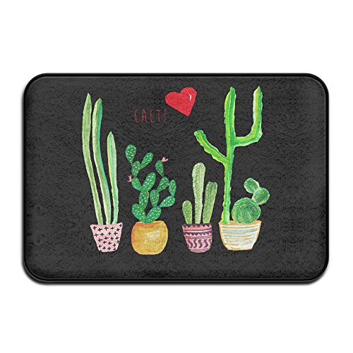 Cacti Cactus Love Artical IndoorOutdoor Doormat Kitchen Rugs 4060