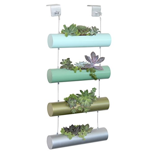 Vertical Garden Succulent Cactus Small Plants Herb Planting Cylinder System Unique Gift Decor Four-Season