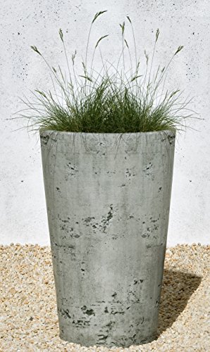 Campania International P-422B-AS Saguaro Planter Medium Alpine Stone Finish