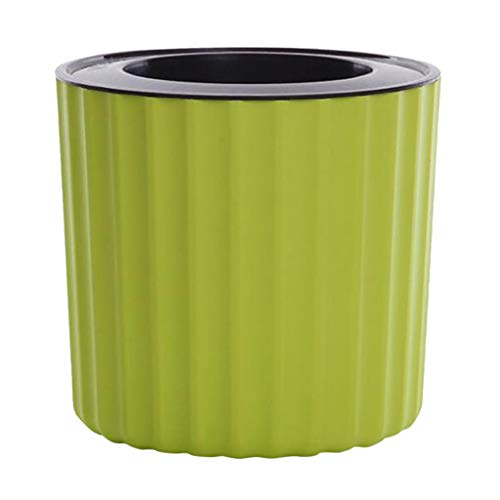 LOVIVER Upscale Plastic Self Watering Planter Flower Pot for Flowers Herbs Vegetables Succulents - Green - 145cm Inner Dia