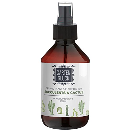Succulent Plants Cactus Spray by GARTEN GLÜCK  250 ml  Natural and Organic care for plants without the use of harsh chemicals  Protect your indoor or outdoor plants with pest infestation