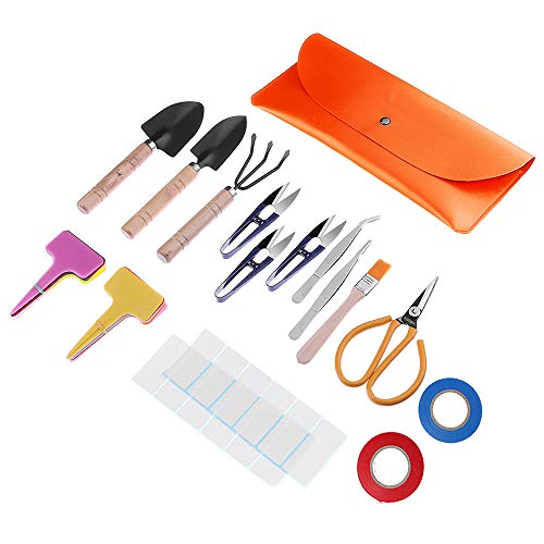 VISEMAN Basic Bonsai Tool Set-Bonsai Tree Kit for Indoor Outdoor PlantMini Succulent Gardening Tools Set for Gardening Enthusiast Beginners