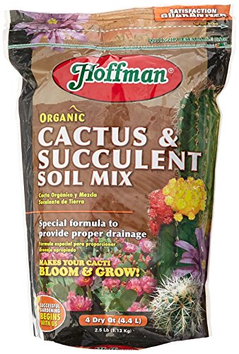 Hoffman 10404 Organic Cactus And Succulent Soil Mix 4 Quarts