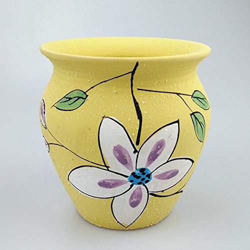 1 PC Large Korean Creative Ceramic Oil Flow With Bottom Hole Succulents Pots Korean Multi-Color Flower Pots Small Plant Containersr