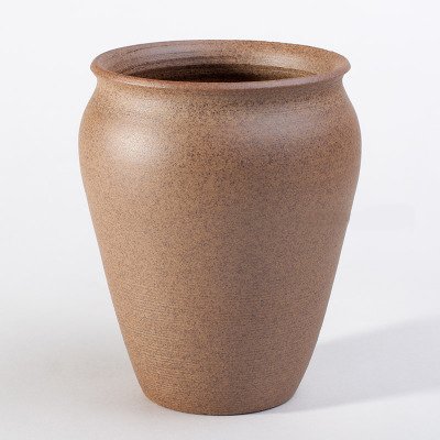 Ceramic Unglazed Handmade Planter Succulent Flowerpot Brown Pottery Nursery Pot Type-a
