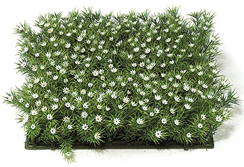 Artificial Gypso Flowering Grass Mats 10in - Indoor