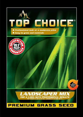 Top Choice 17644 Kentucky BluePerennial Ryegrass Grass Seed Mixture 3-Pound