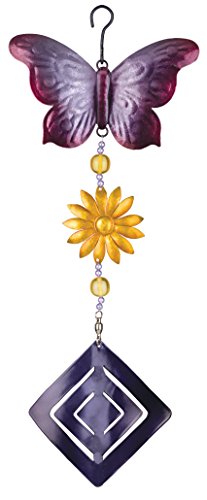Regal Art And Gift Butterfly Twirly Garden Hanging Ornament