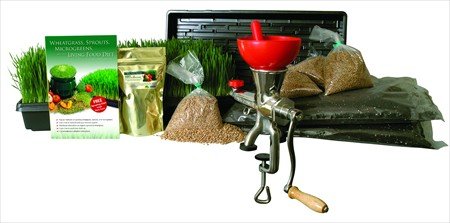 Handy Pantry Wheatgrass Growing Kitamp Tornado Juicer