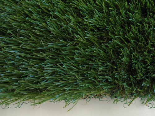 2x3 - 54 Oz Face Weight26 Oz Backing - PREMIUM SYNTHETIC TURF - Indoor  Outdoor Green Two-Toned Artificial Grass w a Natural Tan Thatch and Drainage Holes Blade Height 15 Multiple Applications for Commercial Residential Landscaping Terrace