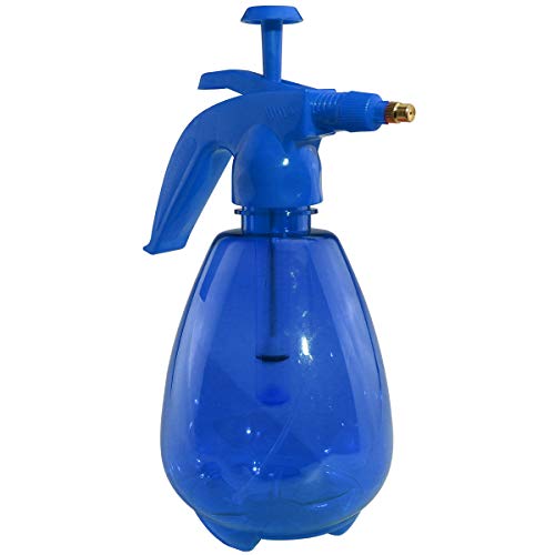 boeray 2L Large Pressurized Hand Big Sprayer Plant Water Mister Sprayer Lawn Mister for Plant Flower Garden and Lawn Care Wash Car Clean Furniture - Blue