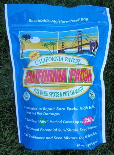 California Patch Grass Seed- Drought tolerant fast growing lawn repair for SW lawns