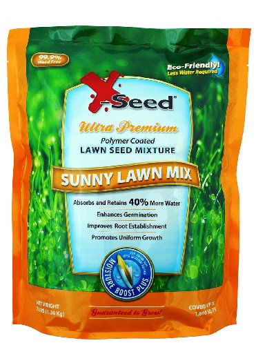 X-Seed Moisture Boost Plus Sunny Lawn Seed Mixture 3-Pound