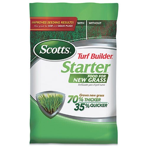 Scotts Turf Builder Lawn Food - Starter Food For New Grass 5000-sq Ft lawn Fertilizer For Newly Planted Grass