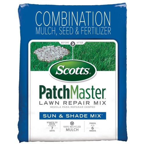 Scotts 14940 Patch Master Lawn Repair Sun And Shade Grass Seed Mix 8 Pack 475 Lb