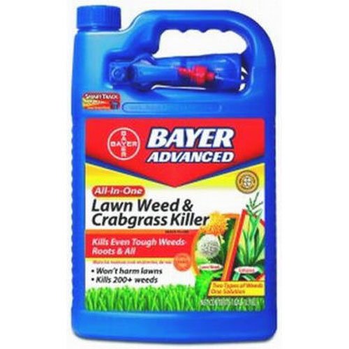 Bayer Advanced 704130 All-in-One Lawn Weed and Crabgrass Killer Ready-To-Use 1-Gallon