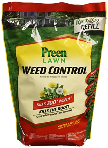 Preen 2464114 Lawn Weed Control Ready2go Spreader Refill Bag 5-pound Yellow