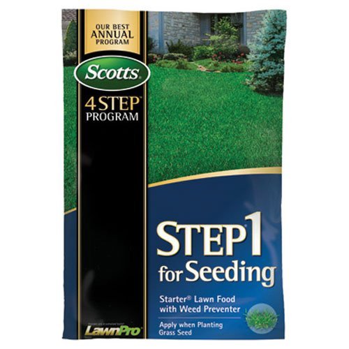 Scotts 36905 Lawnpro Step 1 For Seeding Starter Lawn Food With Weed Preventer 21-22-4 2152-pound