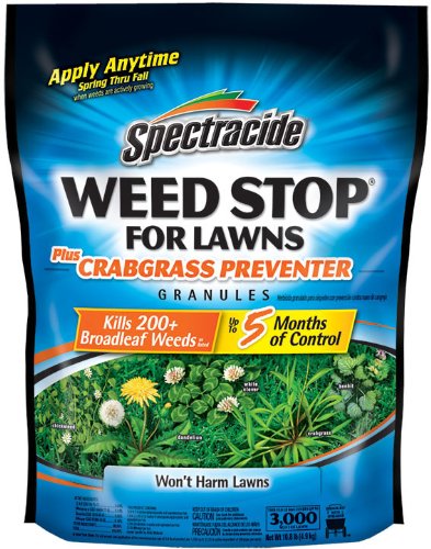 Spectracide Weed Stop For Lawns Plus Crabgrass Preventer Granules HG-85832 108 lbs