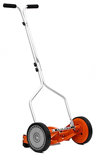 American Lawn Mower Company 1204-14 14-Inch 4-Blade Push Reel Lawn Mower Red