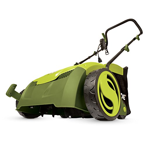 Sun Joe AJ801E 13 in 12 Amp Electric Scarifier  Lawn Dethatcher wCollection Bag Green