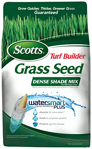 Scotts Turf Builder Grass Seed - Dense Shade Mix for Tall Fescue Lawns 3-Pound
