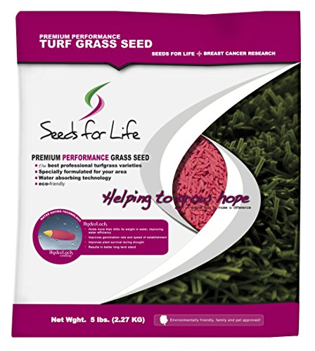 Seeds For Life - Grass Seed Supporting Breast Cancer Research & Awareness; Sun & Shade Mix (20-pounds)