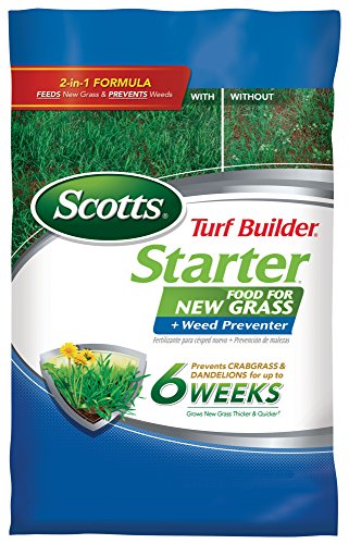 Scotts Turf Builder Starter Food For New Grass Plus Weed Preventer