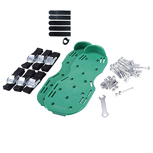 Iyaya Lawn Aerator Shoes Spikes Aerator Sandals For Aerating Your Lawn Or Yard