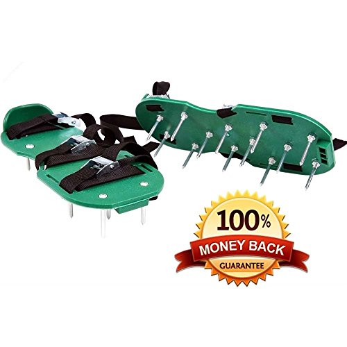 Lawn Aerator Shoes - Spikes Aerator Sandals for Aerating Your Lawn  Yard