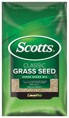 Scotts Company 17290 Classic Dense Shade Mix Grass Seed 3-Pound