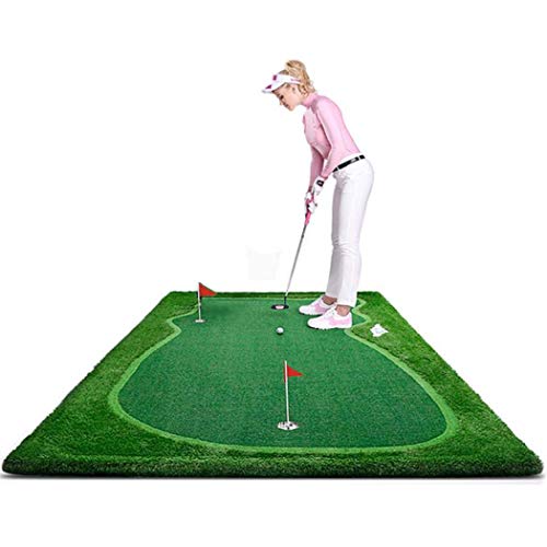 WSHZ Golf Putting Mat  10Ft Home Putting Mat  Golf Mat with Natural Grass Feel Home Mini Golf Portable Golf Driving Range15M3M MatShortgrassheight12mm