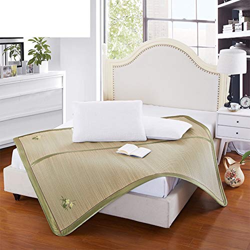 Summer Cool Mattress Cool Pad Bamboo Bed Mat Air-Conditioned Mat Thicker Foldable Natural Soft Grass Cushion houseHold