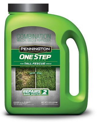 Pennington Seed 100522282 One Step Complete Tall Fescue Mix, 5 Lb