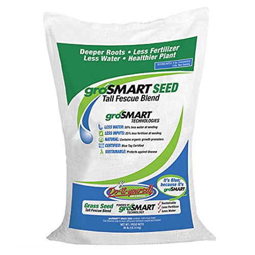 The Turf And Garden Store - Revolutionary Grosmart Turf Type Tall Fescue Blend-blue Tag Certified, 40 Pounds