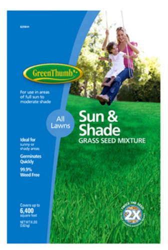 Barenbrug Usa Green Thumb Gt8prss Premium Sun And Shade Grass Seed 8-pound