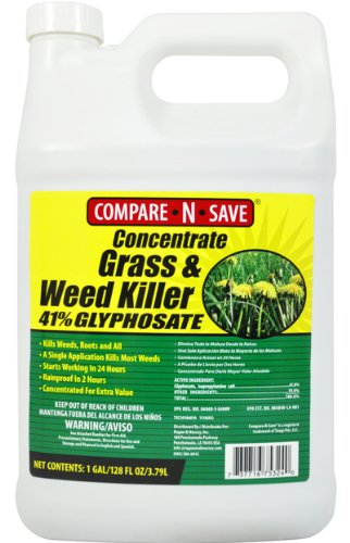 Compare-n-save Concentrate Grass And Weed Killer 41-percent Glyphosate 1-gallon
