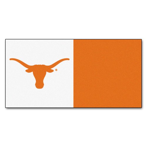 Fanmats Ncaa University Of Texas Longhorns Nylon Face Team Carpet Tiles