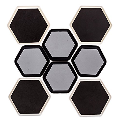 Furniture Sliders For Moving Furniture On All Floors - Carpet Tiles Wood Hardwood Ceramic - For Moving Heavy And Light Furniture And Appliances With Ease And Without Scratching 4 Large and 4 Small Premium Foam Padded Sliders 8 Pack Model FURNSLID