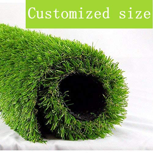 ALTRUISTIC Artificial Grass 6ft x 8ft 48 Square Feet Realistic Fake Grass Deluxe Turf Synthetic Thick Lawn Pet Turf 1 38 Height Outdoor Décor 10 Years Warranty Customized